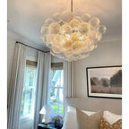Chandelier | Glass Bubble Cluster & Gold Finish | Multiple Sizes