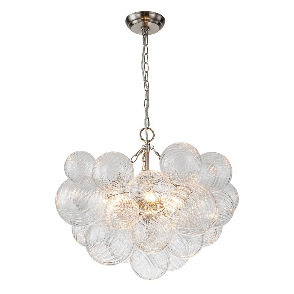 Chandelier | Glass Bubble Cluster & Gold Finish | Multiple Sizes