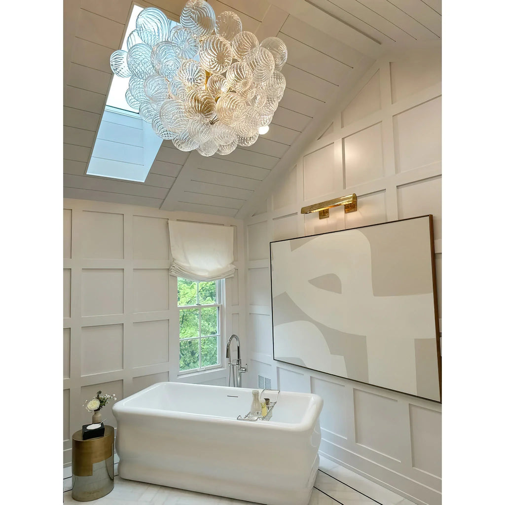 Chandelier | Glass Bubble Cluster & Gold Finish | Multiple Sizes