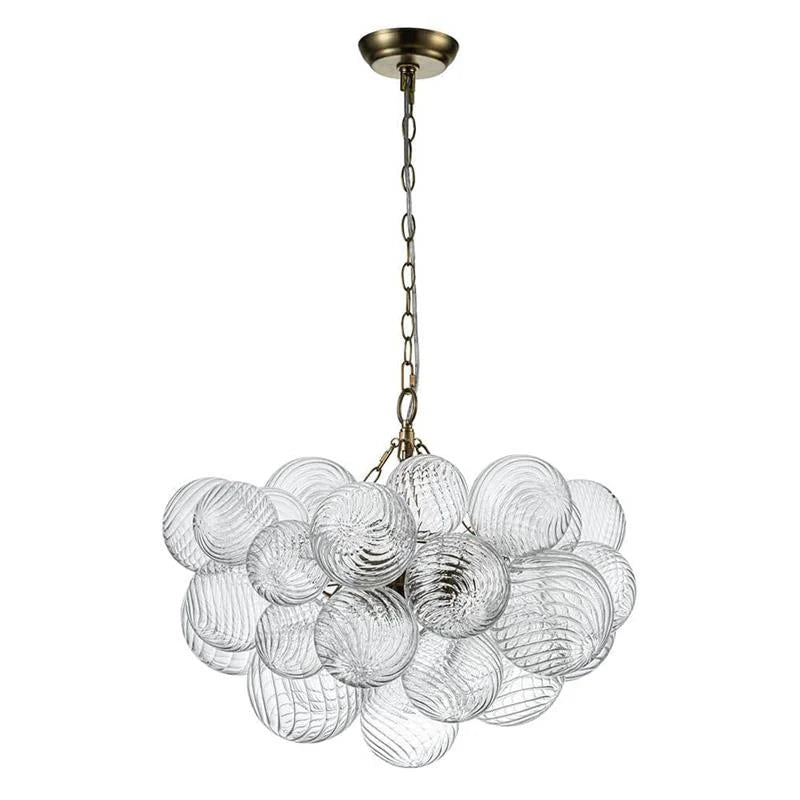 Chandelier | Glass Bubble Cluster & Gold Finish | Multiple Sizes