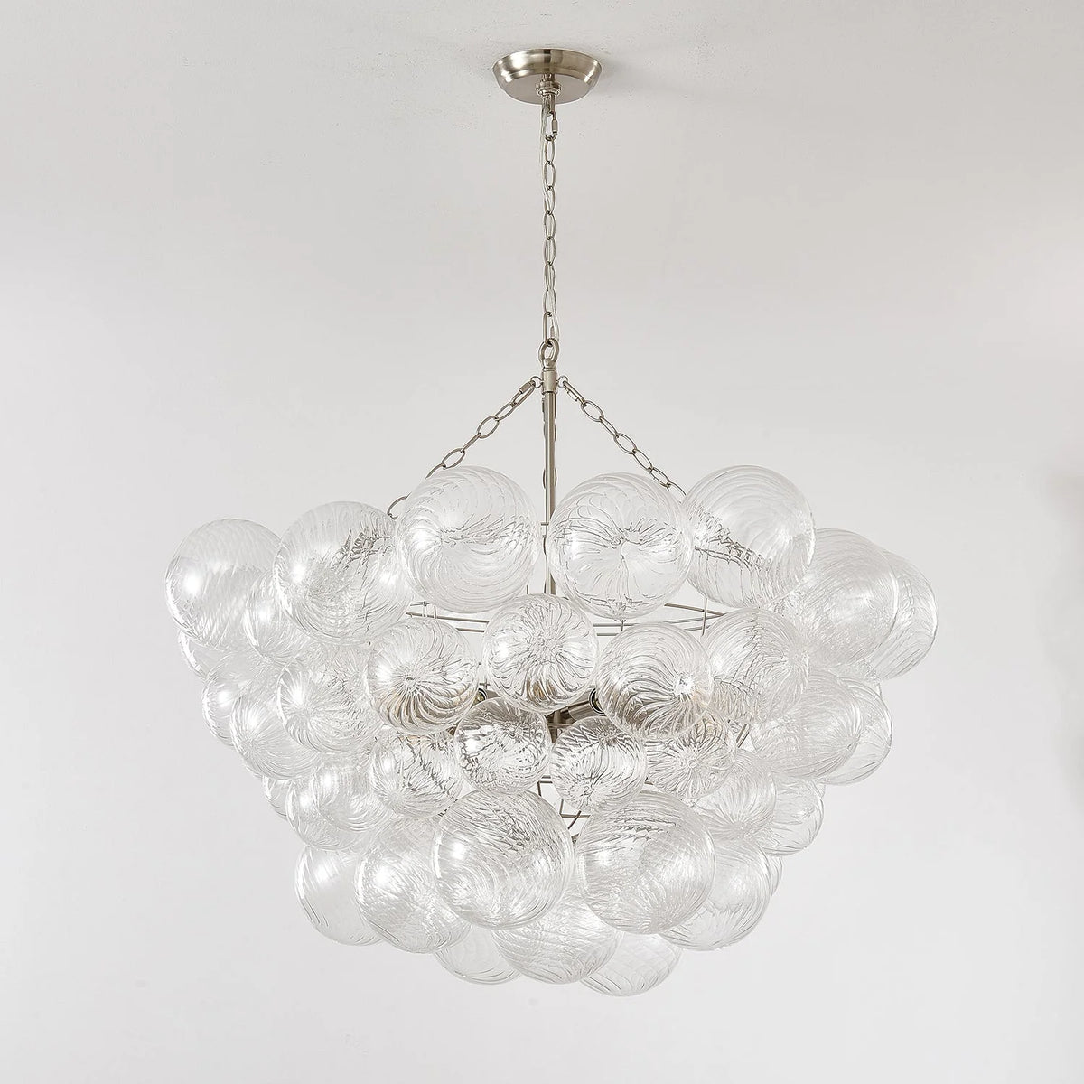 Chandelier | Glass Bubble Cluster & Gold Finish | Multiple Sizes