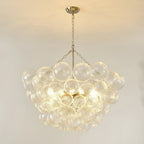 Chandelier | Glass Bubble Cluster & Gold Finish | Multiple Sizes
