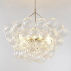 Chandelier | Glass Bubble Cluster & Gold Finish | Multiple Sizes