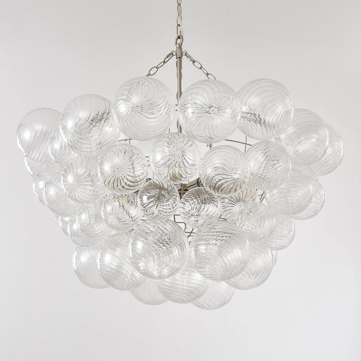 Chandelier | Glass Bubble Cluster & Gold Finish | Multiple Sizes