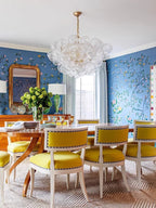 Chandelier | Glass Bubble Cluster & Gold Finish | Multiple Sizes