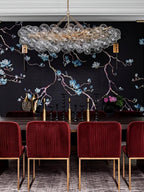 Chandelier | Glass Bubble Cluster & Gold Finish | Multiple Sizes
