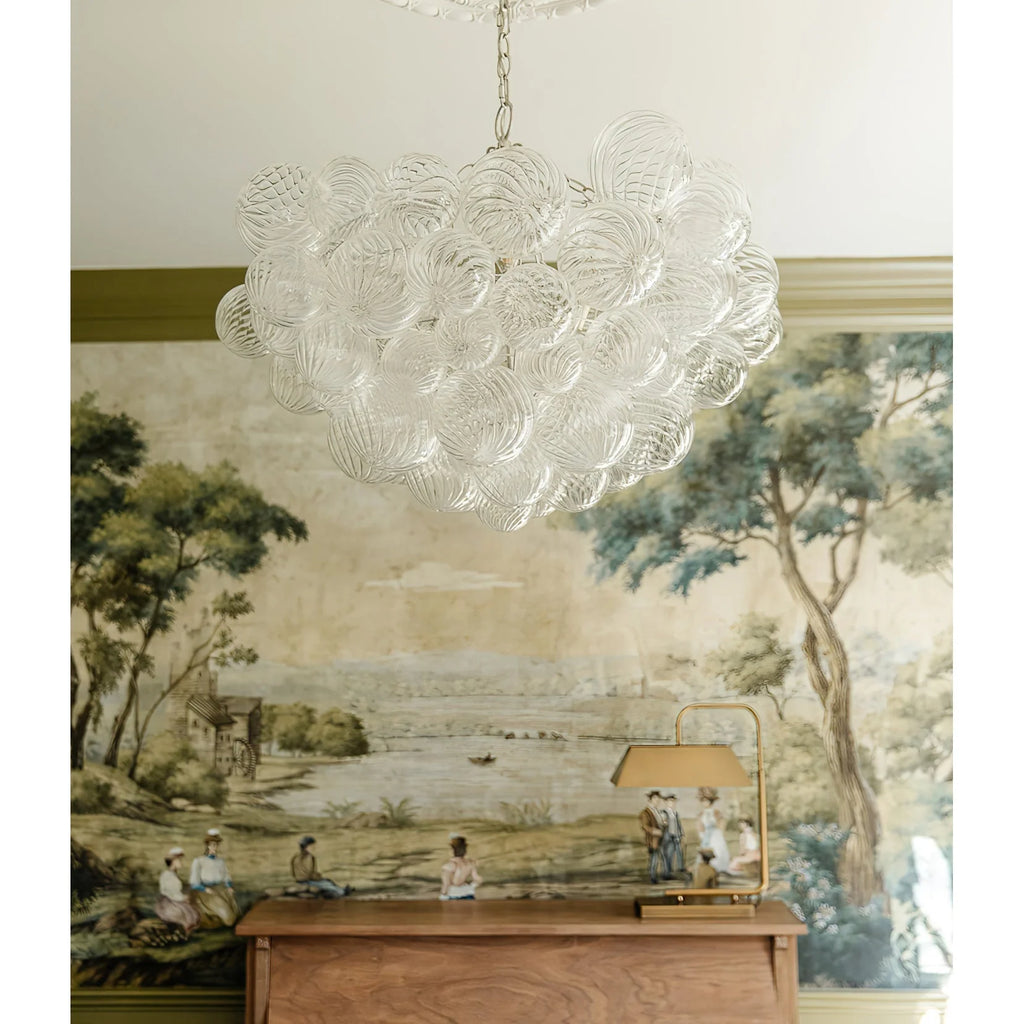 Chandelier | Glass Bubble Cluster & Gold Finish | Multiple Sizes