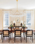 Chandelier | Glass Bubble Cluster & Gold Finish | Multiple Sizes