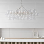 Chandelier | Glass Bubble Cluster & Gold Finish | Multiple Sizes