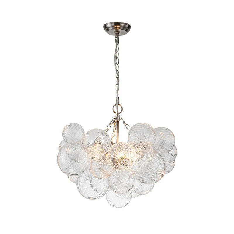 Chandelier | Glass Bubble Cluster & Gold Finish | Multiple Sizes