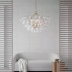 Chandelier | Glass Bubble Cluster & Gold Finish | Multiple Sizes