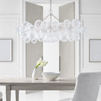 Chandelier | Glass Bubble Cluster & Gold Finish | Multiple Sizes
