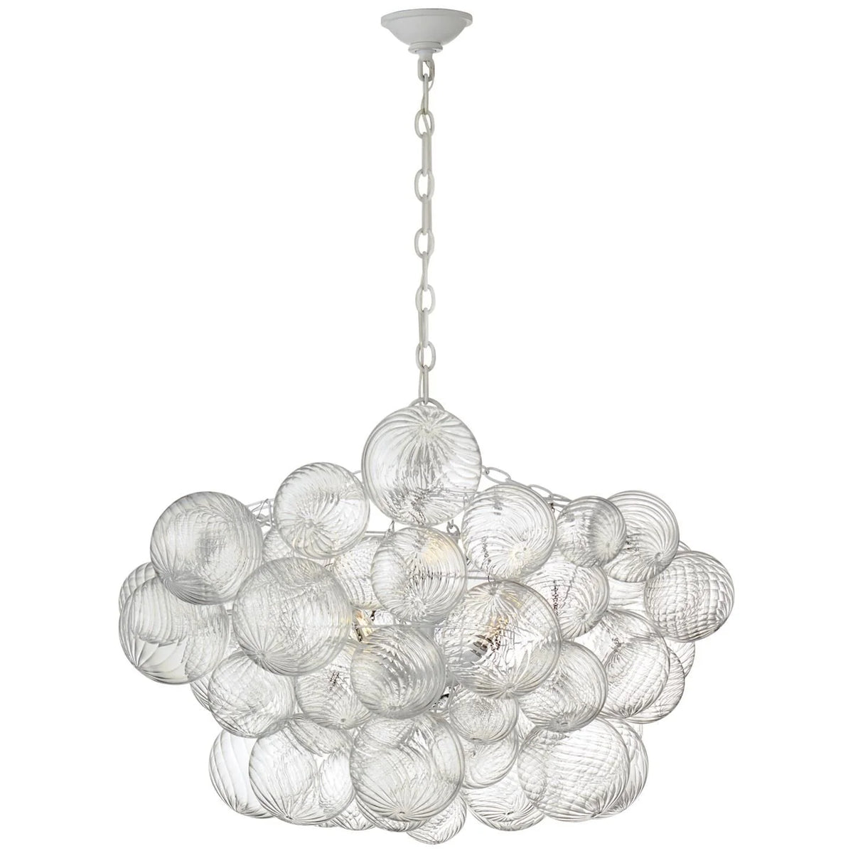 Chandelier | Glass Bubble Cluster & Gold Finish | Multiple Sizes