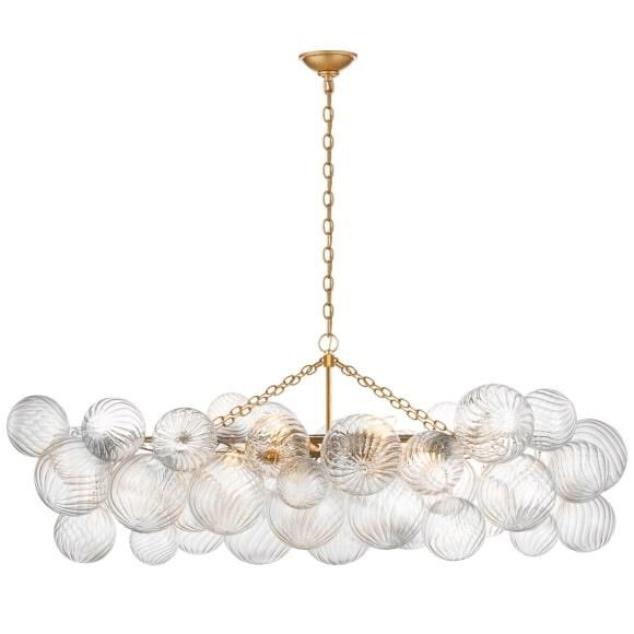 Chandelier | Glass Bubble Cluster & Gold Finish | Multiple Sizes