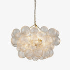 Chandelier | Glass Bubble Cluster & Gold Finish | Multiple Sizes