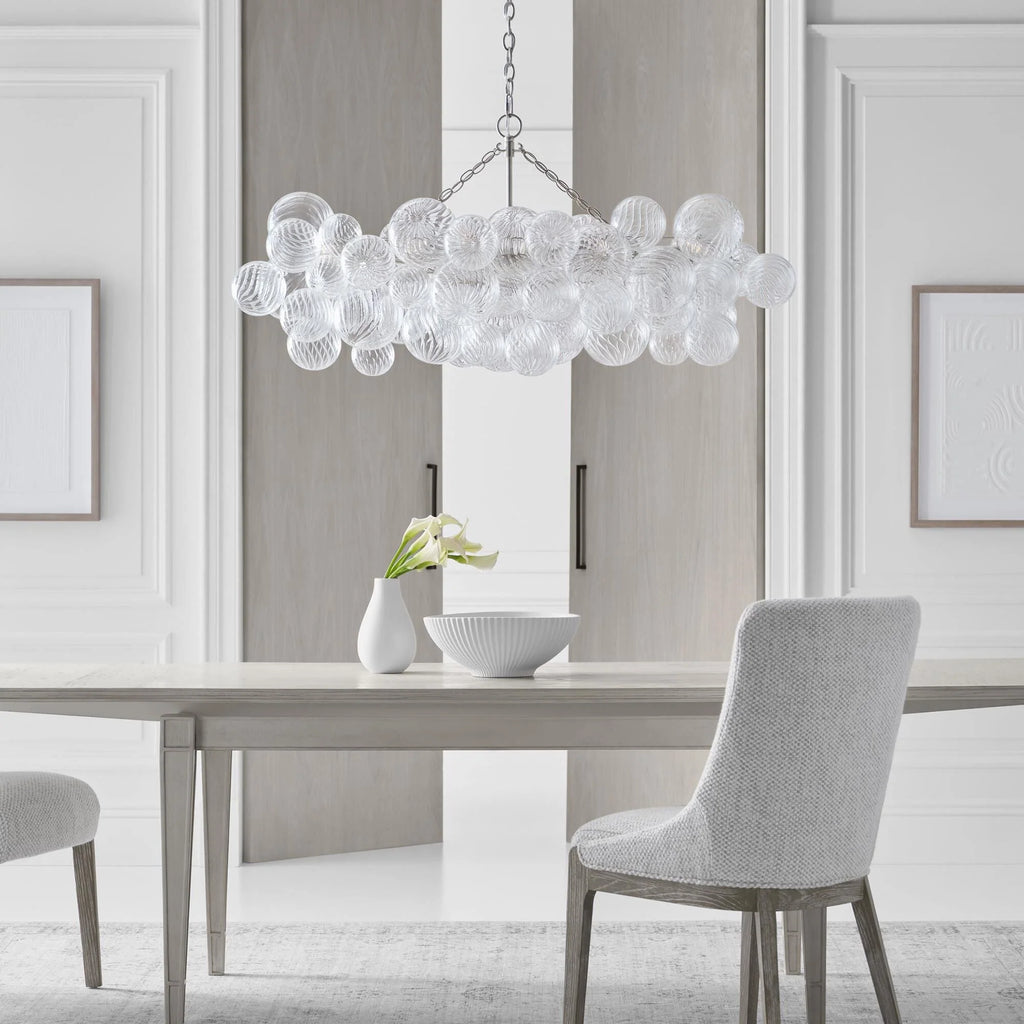 Chandelier | Glass Bubble Cluster & Gold Finish | Multiple Sizes