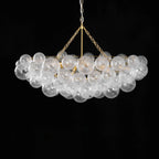 Chandelier | Glass Bubble Cluster & Gold Finish | Multiple Sizes