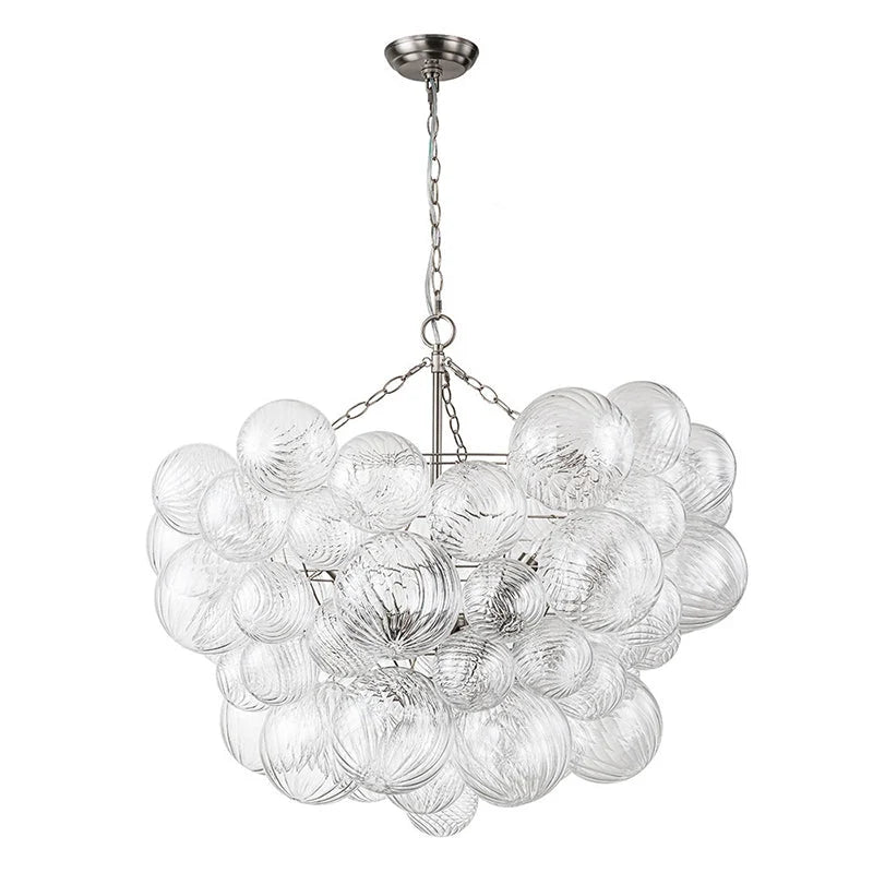 Chandelier | Glass Bubble Cluster & Gold Finish | Multiple Sizes