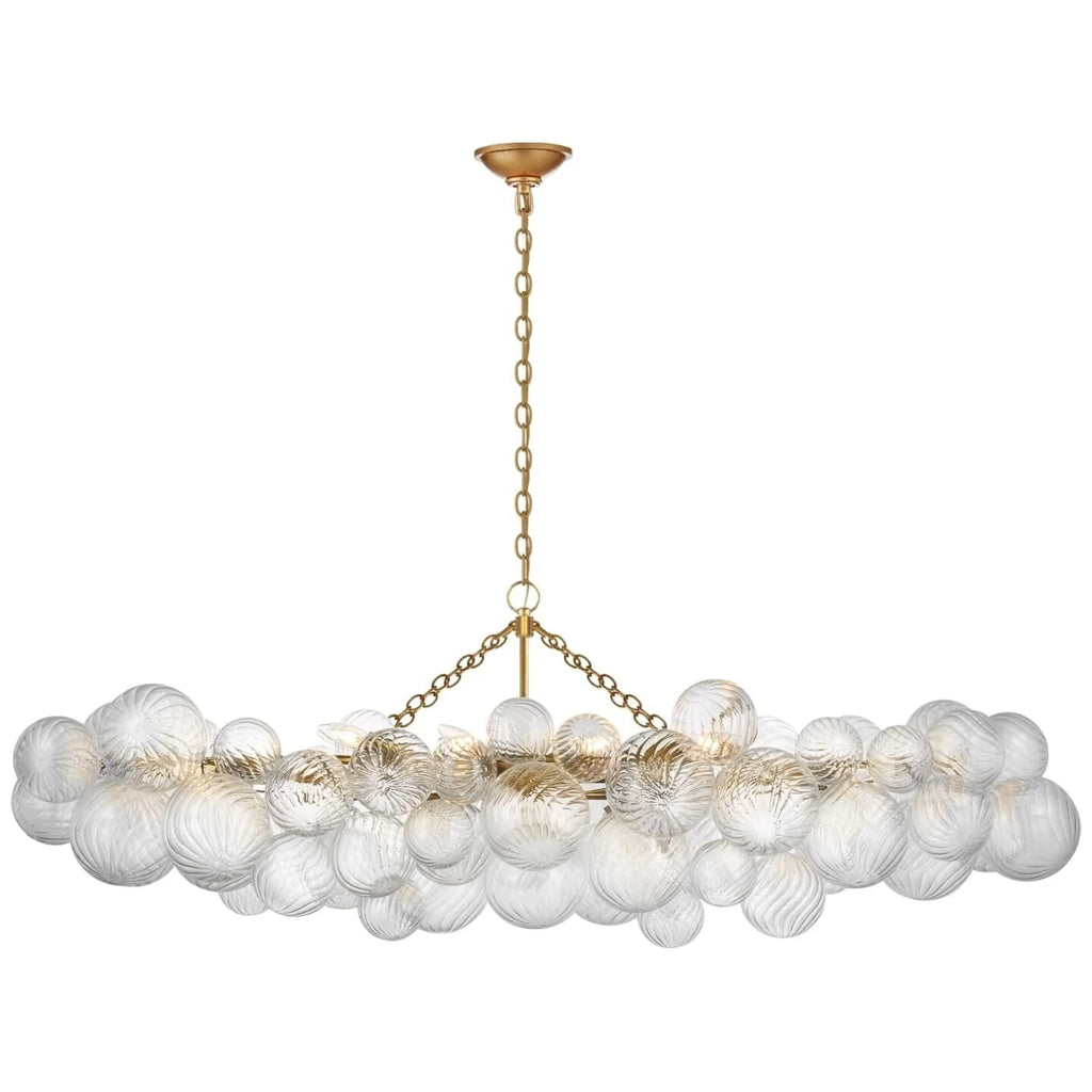 Chandelier | Glass Bubble Cluster & Gold Finish | Multiple Sizes