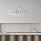 Chandelier | Glass Bubble Cluster & Gold Finish | Multiple Sizes