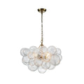 Chandelier | Glass Bubble Cluster & Gold Finish | Multiple Sizes