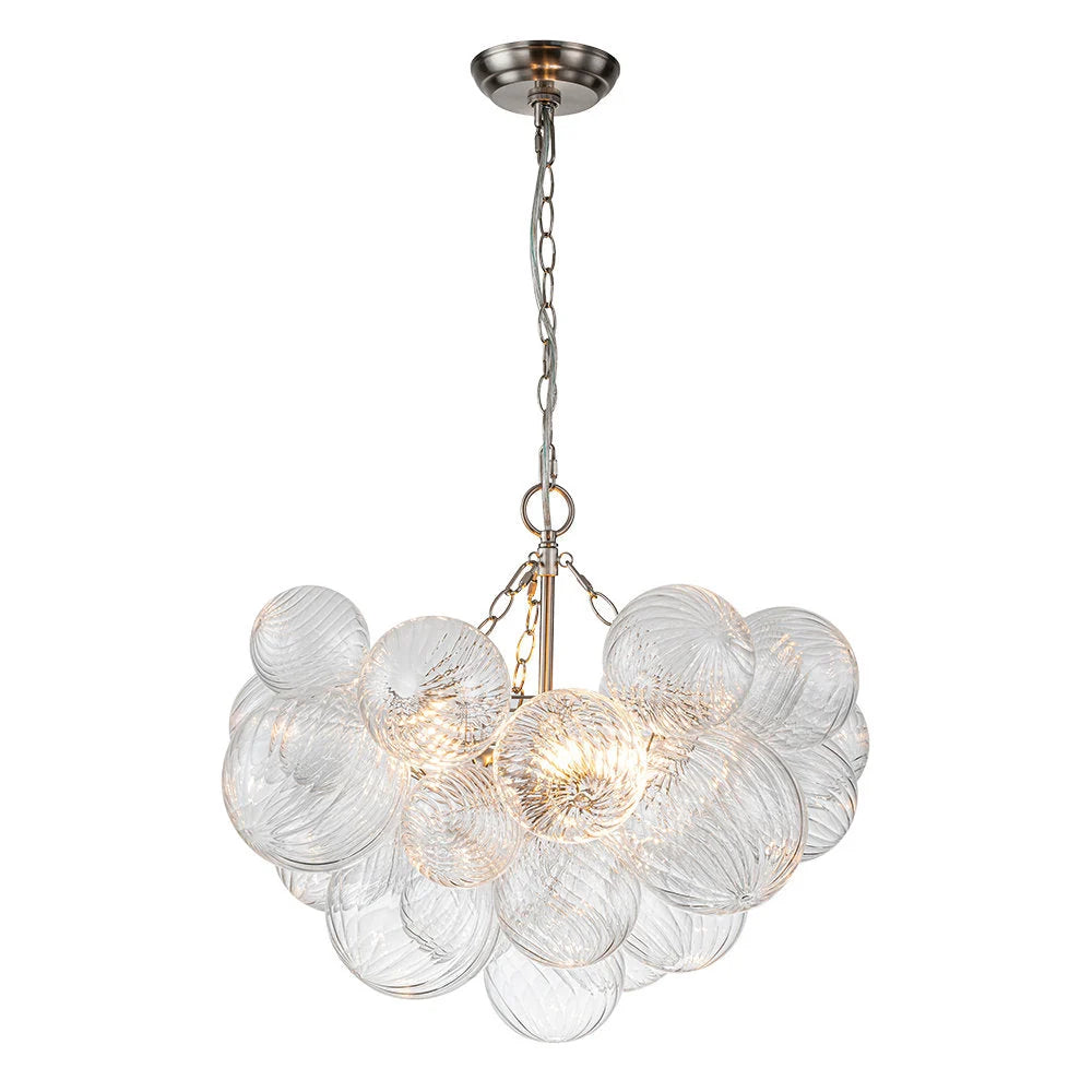 Chandelier | Glass Bubble Cluster & Gold Finish | Multiple Sizes