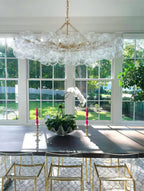 Chandelier | Glass Bubble Cluster & Gold Finish | Multiple Sizes