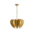 Chandelier | Gold Finish & Iron Frame | 6-Light