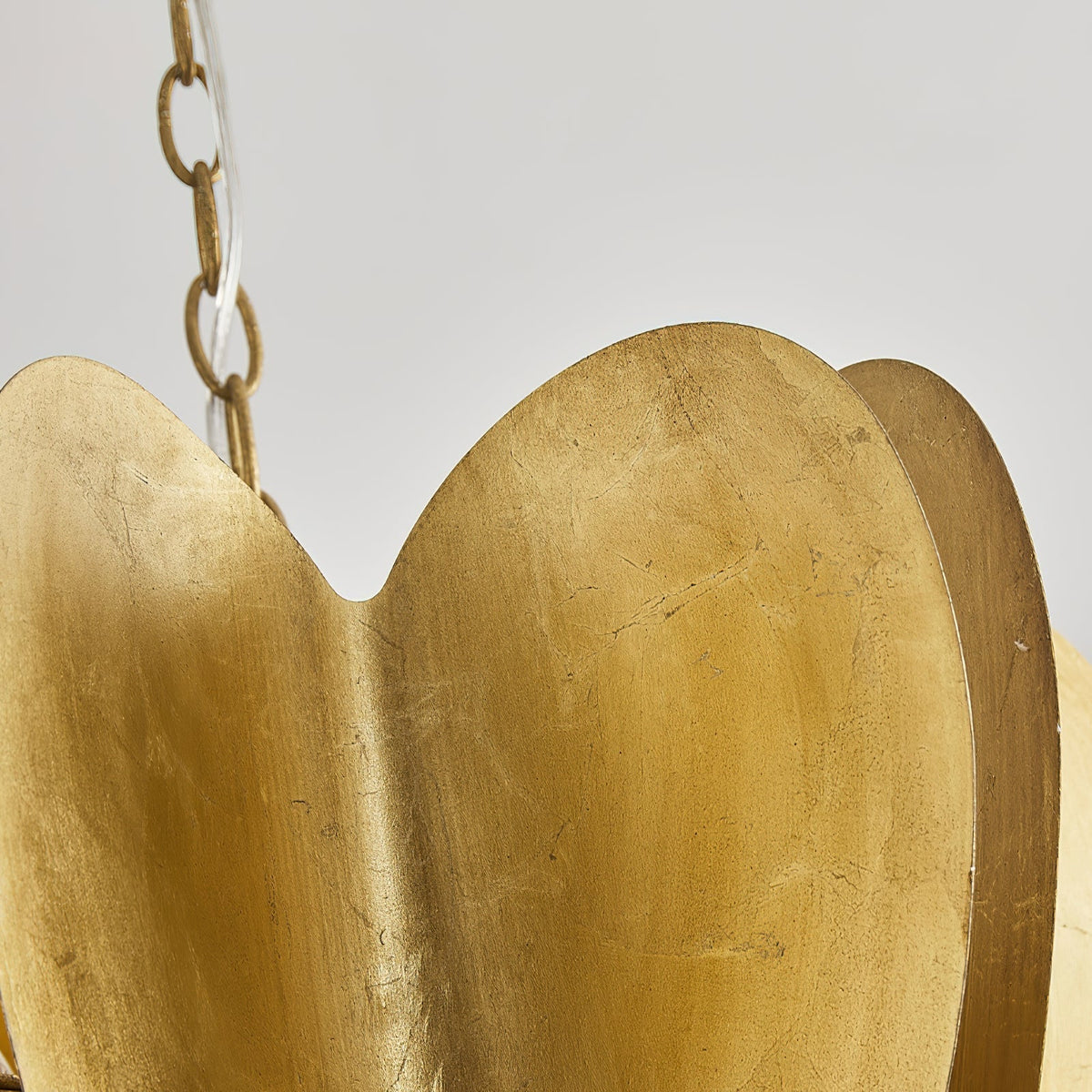 Chandelier | Gold Finish & Iron Frame | 6-Light