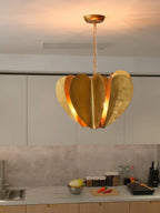 Chandelier | Gold Finish & Iron Frame | 6-Light