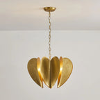 Chandelier | Gold Finish & Iron Frame | 6-Light
