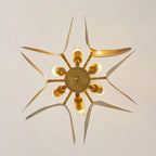 Chandelier | Gold Finish & Iron Frame | 6-Light