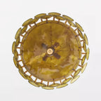 Chandelier | Metal & Colored Glass | Dimmable E14 Sockets