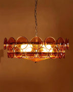 Chandelier | Metal & Glass | Adjustable Chain