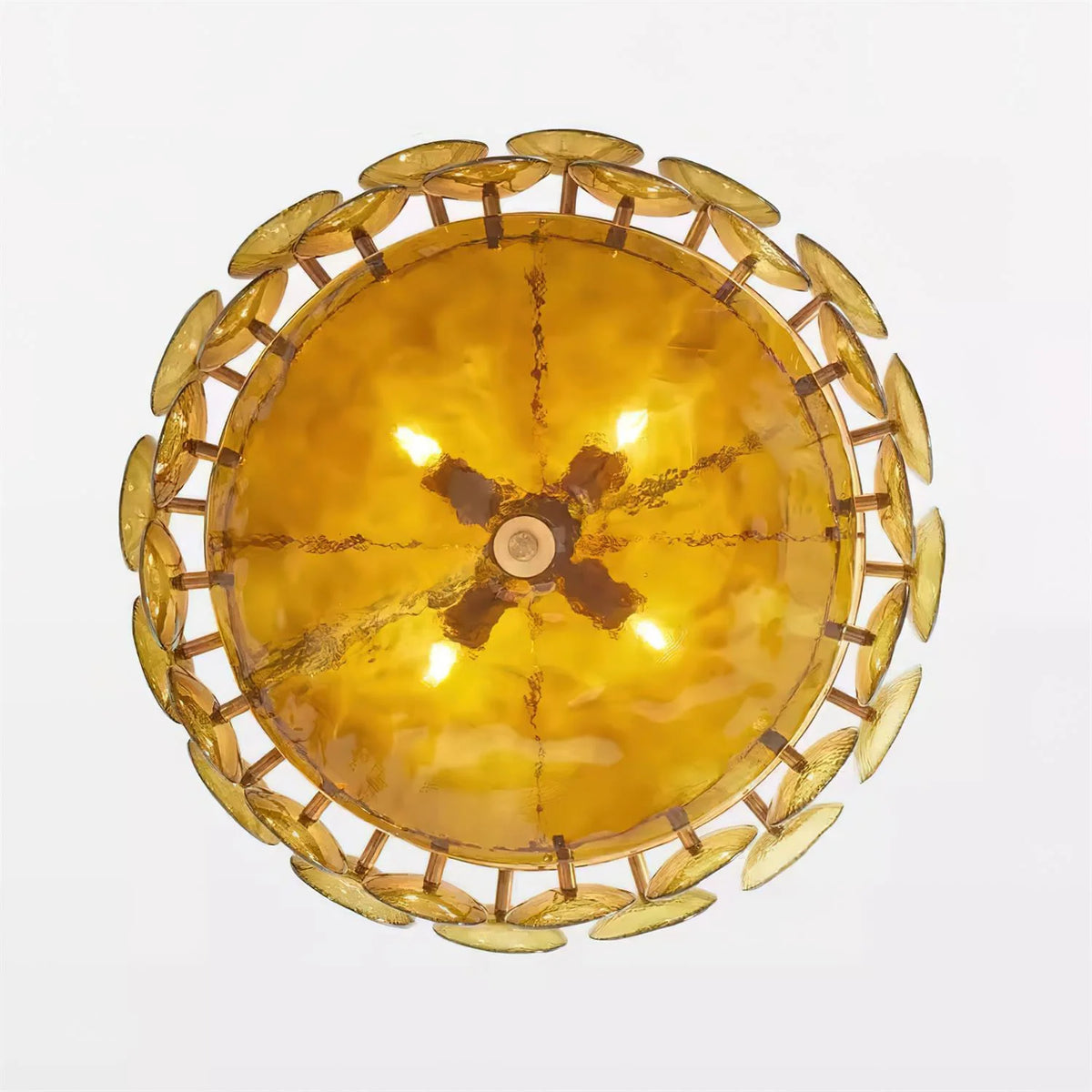 Chandelier | Metal & Glass | Adjustable Chain