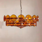 Chandelier | Metal & Glass | Adjustable Chain