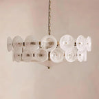 Chandelier | Metal & Glass | Adjustable Chain