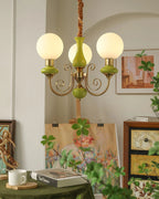 Chandelier | Modern Artistic Glass & Metal | 3/5/8 Heads