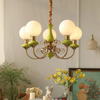 Chandelier | Modern Artistic Glass & Metal | 3/5/8 Heads