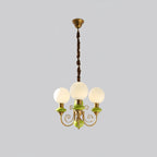Chandelier | Modern Artistic Glass & Metal | 3/5/8 Heads