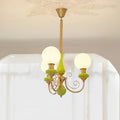 Chandelier | Modern Artistic Glass & Metal | 3/5/8 Heads