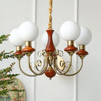 Chandelier | Modern Artistic Glass & Metal | 3/5/8 Heads
