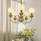 Chandelier | Modern Artistic Glass & Metal | 3/5/8 Heads