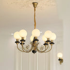 Chandelier | Modern Artistic Glass & Metal | 3/5/8 Heads