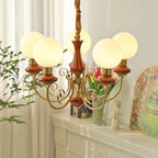 Chandelier | Modern Artistic Glass & Metal | 3/5/8 Heads