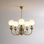 Chandelier | Modern Artistic Glass & Metal | 3/5/8 Heads