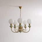 Chandelier | Modern Artistic Glass & Metal | 3/5/8 Heads