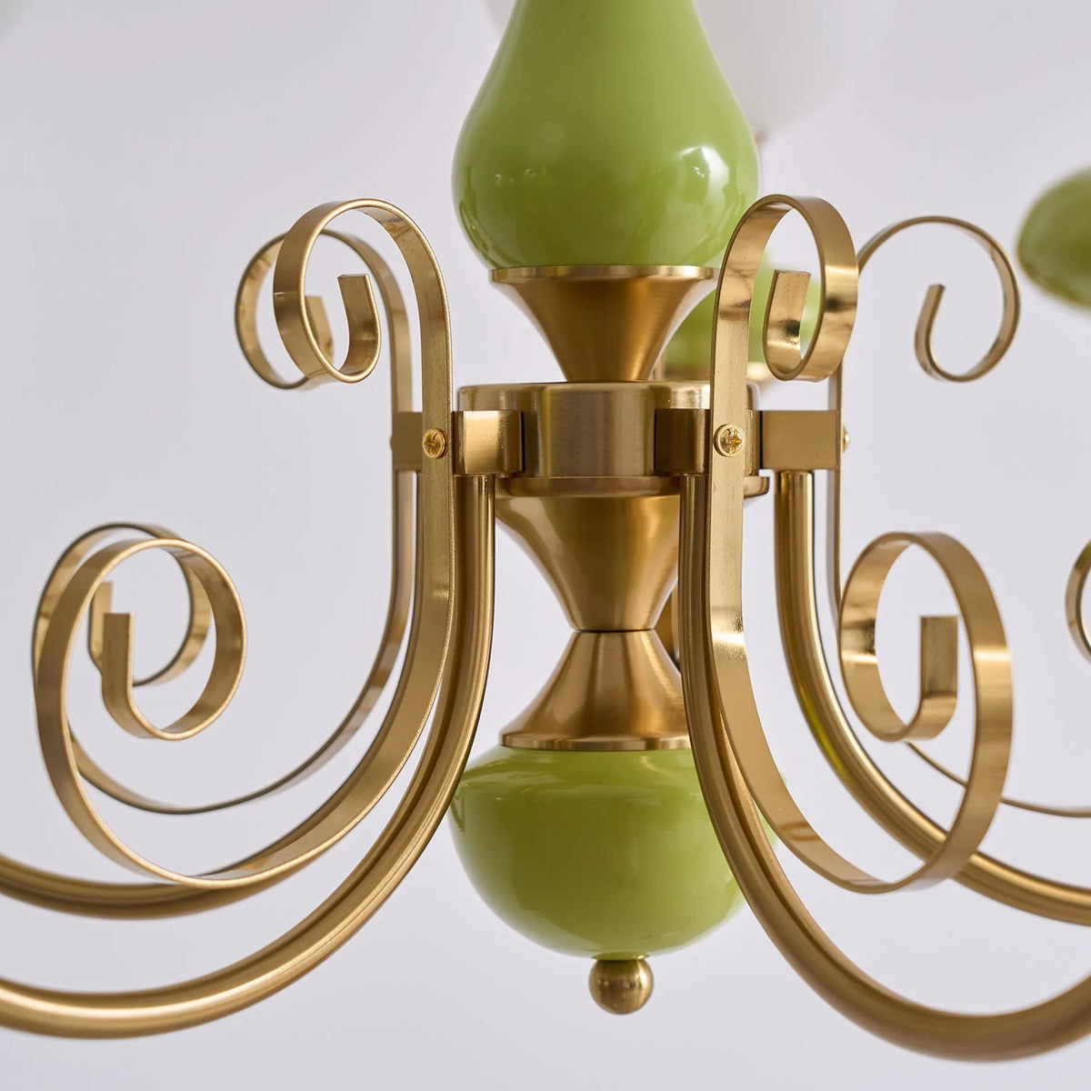 Chandelier | Modern Artistic Glass & Metal | 3/5/8 Heads