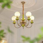 Chandelier | Modern Artistic Glass & Metal | 3/5/8 Heads