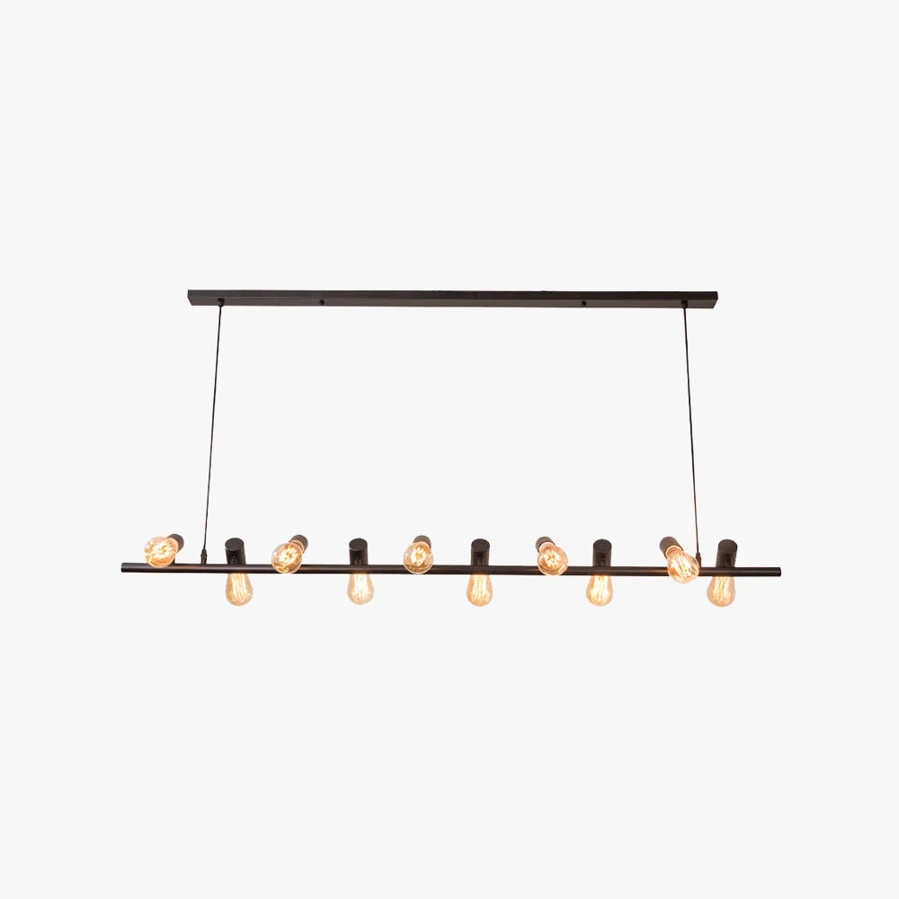 Chandelier | Vintage Industrial Metal Frame & LED Compatible | 6/8/10 Lights